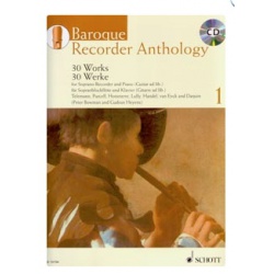 4986. P. Bowman, G. Heyens : Baroque Recorder Anthology 1 + online materiál