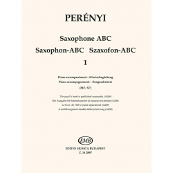 1389. É. Perényi - P. Perényi : ABC Saxophone 1 - Piano accompaniment