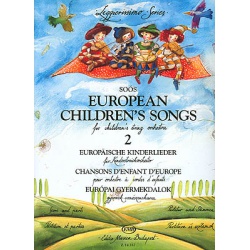 2490. European Childrens Songs for Children String orchestra 2, score e parts (EMB)