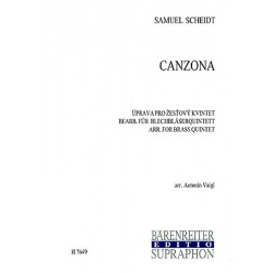 2735. S.Scheidt : Canzona (partitura a hlasy - žesťový kvintet)