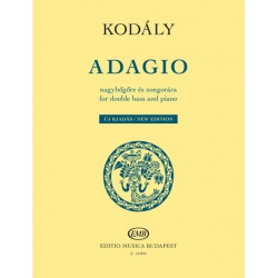 4462. Z.Kodály : Adagio for double bass and piano (EMB)