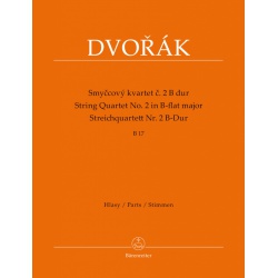 3426. A.Dvořák : String Quartet no. 2 B-flat major B 17(Bärenreiter)