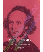 2225. F.Mendelssohn-Bartholdy : Easy Piano Pieces  & Dances (Bärenreiter)