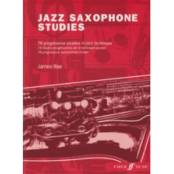 4914. J.Rae : Jazz Saxophone Studies. 78 Progressive Studies in Jazz Technique