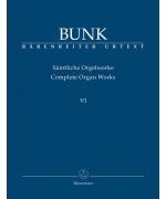 5436. G.Bunk : Complete Organ Works, Volume VI Urtext (Bärenreiter)