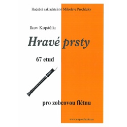 0707. I.Kopáčik : Hravé prsty 67 etud pro zobcovou flétnu