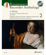 4991. P. Bowman, K. Bennetts : Renaissance Recorder Anthology 2 + online materiál