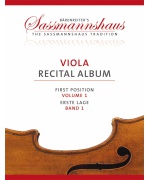 2453. K. Sassmannshaus : Viola Recital Album, Volume 1 (Bäreinreiter)