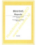 4789. J.Brahms : Rhapsodie g-Moll, Op. 79/2 (Schott)