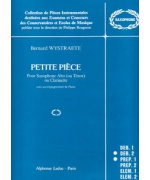 4920. B. Wystraete : Petite Piéce pour Saxophone Alto (ou Ténor) ou Clarinette 