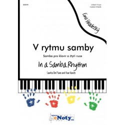 0211. E. Hradecký : V rytmu samby - 1 klavír 4 ruce 