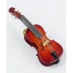 1684. Miniatúrne violončelo v darčekovej krabičke-spona