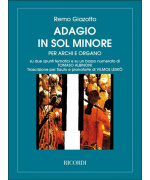 5254. R.Giazotto - T.Albinoni : Adagio in sol minore, (flauto e piano) (Ricordi)