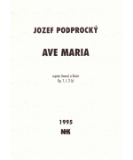 0627. J. Podprocký : Ave Maria, Op.7,č.2