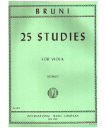 4551. A.B. Bruni : 25 studies for Viola