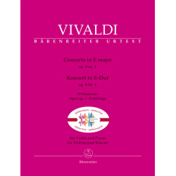 0469. A. Vivaldi : Koncert pre husle a klavír E dur op. 8, č. 1 