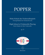 0436. D.Popper : High School of Violoncello Playing op.73