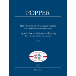 0436. D.Popper : High School of Violoncello Playing op.73