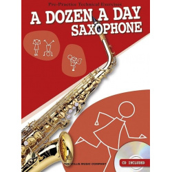 4911.  A Dozen A Day Saxophone + CD