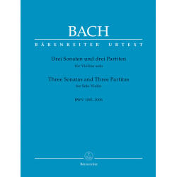 0472. J.S.Bach : Tri sonáty a tri partity pre sólové husle BWV 1001-1006