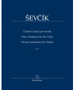 0934. O.Ševčík : Štyridsať variácií pre husle op. 3