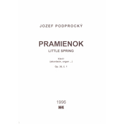 0238. J. Podprocký : Pramienok album hudobných miniatúr pre klavír (akordeón, organ), op. 36, č. 1