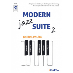 klikni pre zväčšenie 0094. B.Lédl : Modern Jazz Suite 2 + Audio Online / pět jazzových skladeb pro klavír
