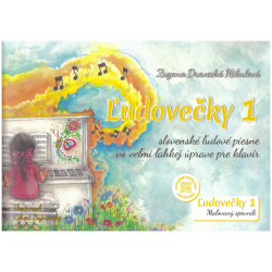 klikni pre zväčšenie 0205. Z. Dravecká Mikulová : Ľudovečky 1 - slovenské ľudové piesne v ľahkej úprave pre klavír