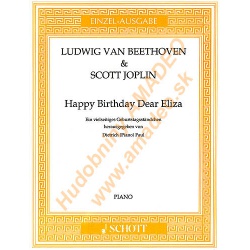 4779. L.van Beethoven & S.Joplin : Happy Birthday Dear Eliza (Schott)