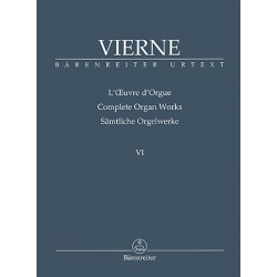 0863. L.Vierne : Complete Organ Works VI, 6-th Symphony op.59, Urtext (Bärenreiter)