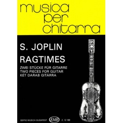 1078. S.Joplin : Ragtimes - zwei Stücke für Gitarre  (EMB)