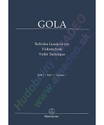 2491. Z.Gola : Technika houslové hry, Sešit 1 (Bärenreiter)