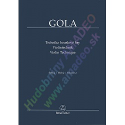 2492. Z.Gola : Technika houslové hry, Sešit 2 (Bärenreiter)