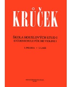 0483. V.Krůček : Škola houslových etud I.díl, 1. a 2. sešit (Bärenreiter)