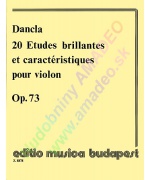 0486. Ch.Dancla : 20 Études brillantes et caracteristiques op.73 (EMB)