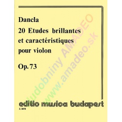 0486. Ch.Dancla : 20 Études brillantes et caracteristiques op.73 (EMB)