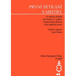 0956. J.Micka : Setkání s mistry (14 malých skladeb v I. poloze)