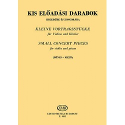 2495. L.Dénes, I.Mezo : Small Concert Pieces for Violin and Piano (EMB)