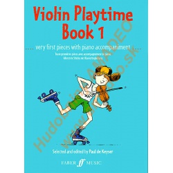 4447. P.Keyser : Violin Playtime Book 1, very first pieces with piano accompaniment