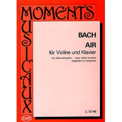 2494. J.S.Bach : Air BWV 1068/II for Violin and Piano (EMB)