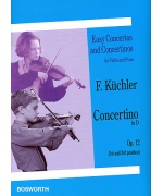 0411. F.Küchler : Concertino in D Op.12 for Violin & Piano (Bosworth)