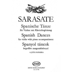2420. P.de Sarasate : Spanish Dances for Violin & Piano 4:Jotta (EMB)