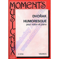 4581. A.Dvořák : Humoresque pour violon et piano - score & part (EMB)