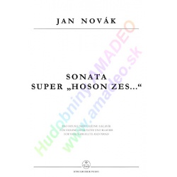 0405. J.Novák : Sonata Super „Hoson Zes...” pro housle nebo flétnu a klavír (Bärenreiter)