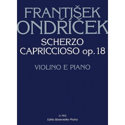 0961. F.Ondříček : Scherzo capriccioso pro housle a klavír