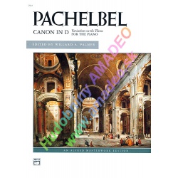 0127. J.Pachelbel/Palmer : Canon in D, Variations on the Therme for the Piano (Alfred)