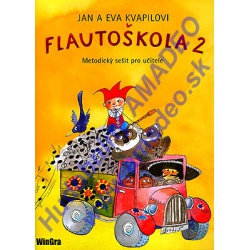 4334. J. a E. Kvapilovi : Flautoškola 2 - metodický sešit pro učitele