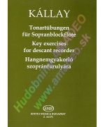 5377. G.Kállay : Key Excercises for Descant Recorder (EMB)