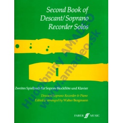 5330. W.Bergmann : Second Book of Descant/Soprano Recorder Solos (Faber)