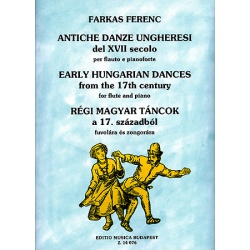 0790. F.Farkas : Early Hungarian Dances for Flute and Piano